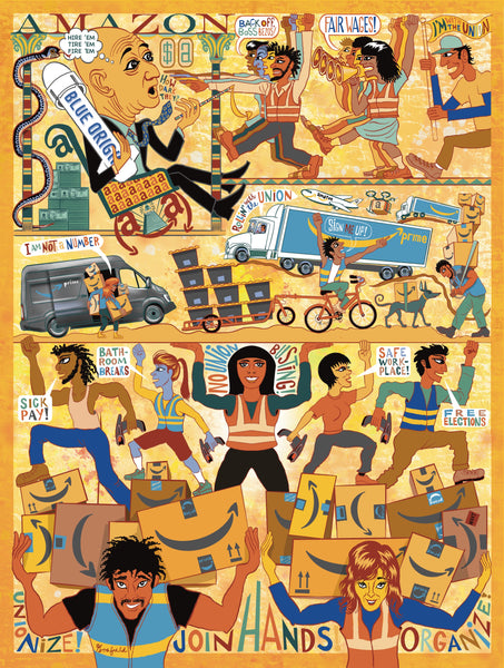 Solidarity Forever: Amazon Worker Jigsaw Puzzle