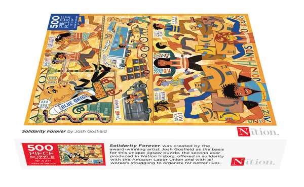 Solidarity Forever: Amazon Worker Jigsaw Puzzle