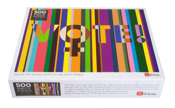 Women Will Decide (VOTE!): New Nation Jigsaw Puzzle!